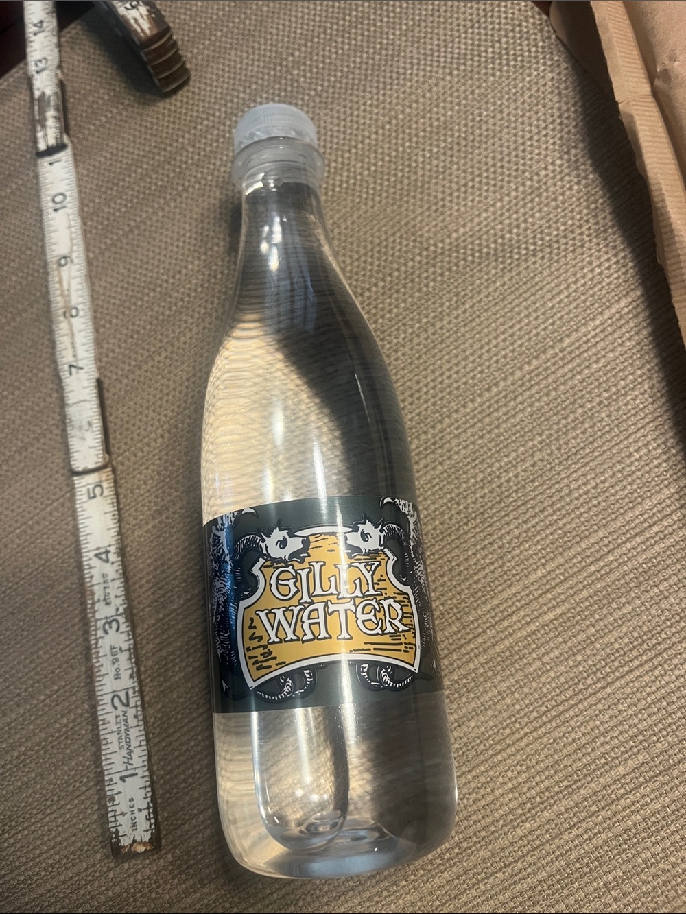16.5 ounce pure Gilly Water full unopened Beverage Bottle - universal